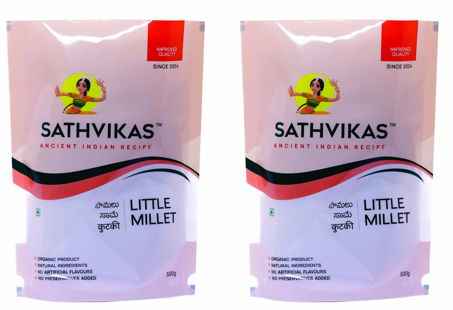 Sathvikas Samalu / Little Millet (500 grams) Pack Of 2.